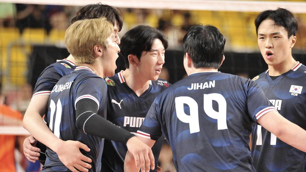 <b>남자배구</b> 대표팀, AVC컵 D조 1위로 8강행