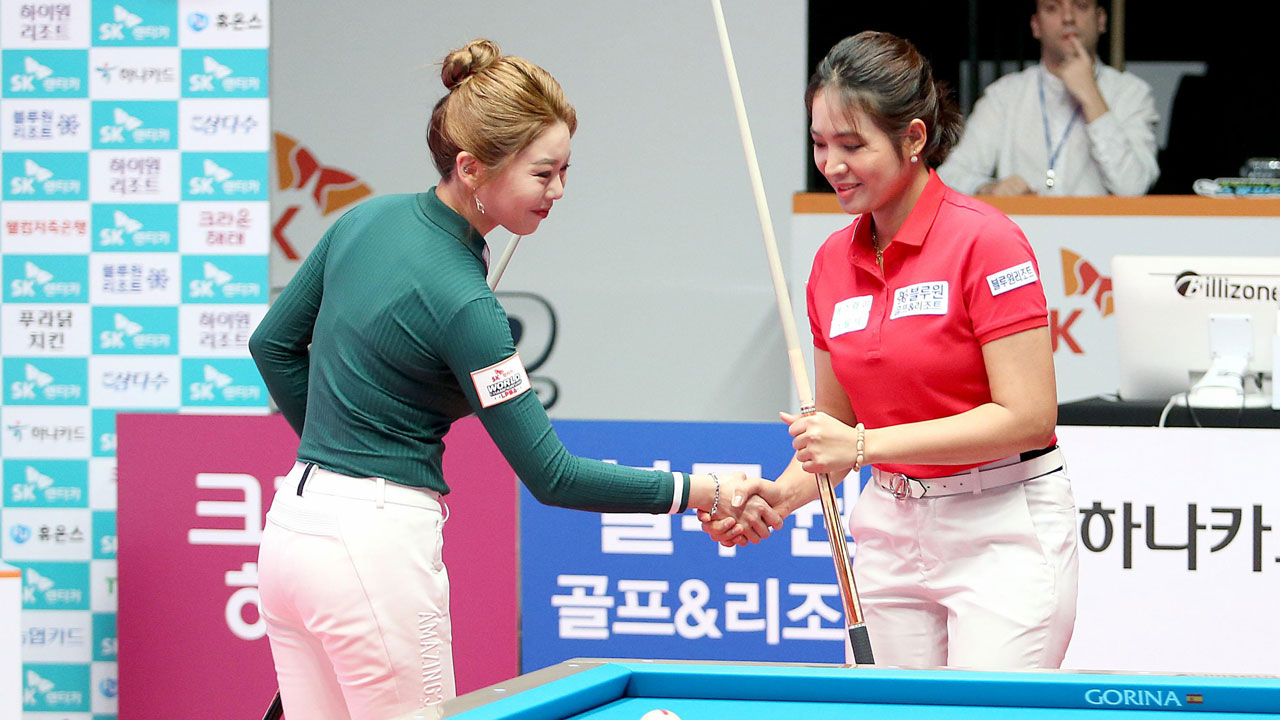 LPBA 대표 라이벌 <b>김가영</b>-<b>스롱</b>, 하나카드 투어 준결승서 격돌