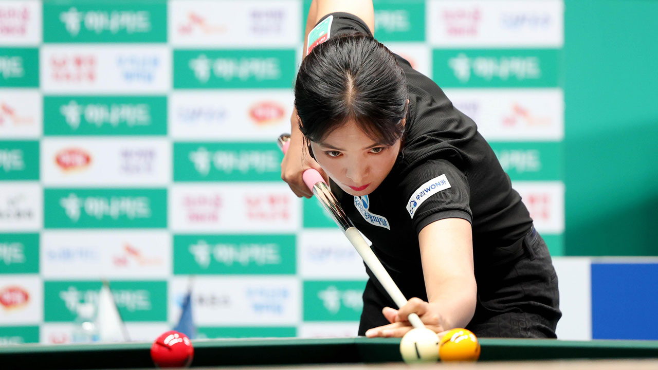 <b>김가영</b> 멈춰 세운 <b>스롱</b>…LPBA 결승서 <b>김보라</b>와 대결