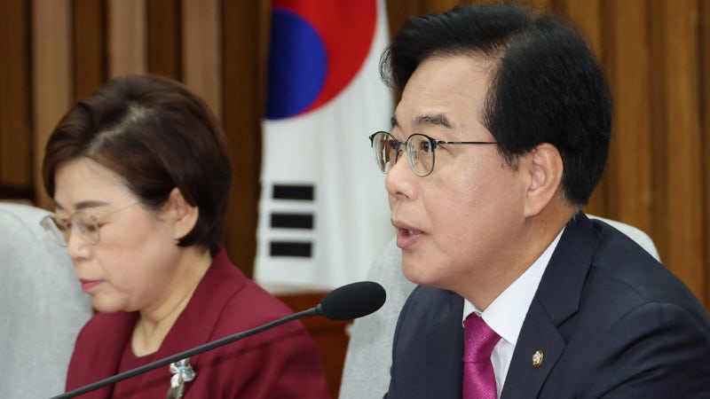 <b>송언석</b>, 여 '검찰 조작대응 TF'에 "이 대통령 셀프 사면 시도"