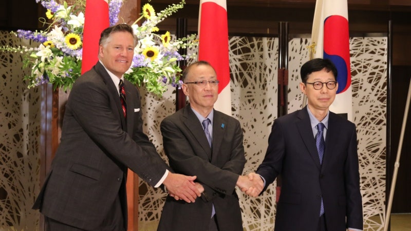 <b>한미일 외교차관</b>, 9개월 만에 도쿄서 <b>회동</b>…"3국 안보 협력 지속"