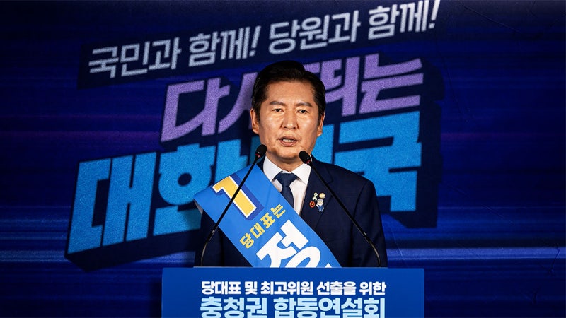 민주<b>당 대표</b> 첫 <b>경선</b>…충청서 <b>정청래</b> <b>승리</b>