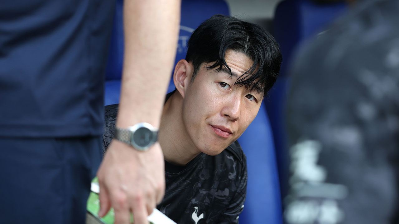이적설 도는 <b>손흥민</b>, 프리시즌 첫 경기 후반만 소화…토트넘은 승리