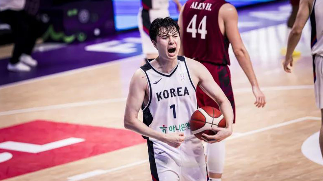 <b>이현중</b>·유기상 활약…한국 <b>남자 농구</b>, 아시아컵서 카타르 제압