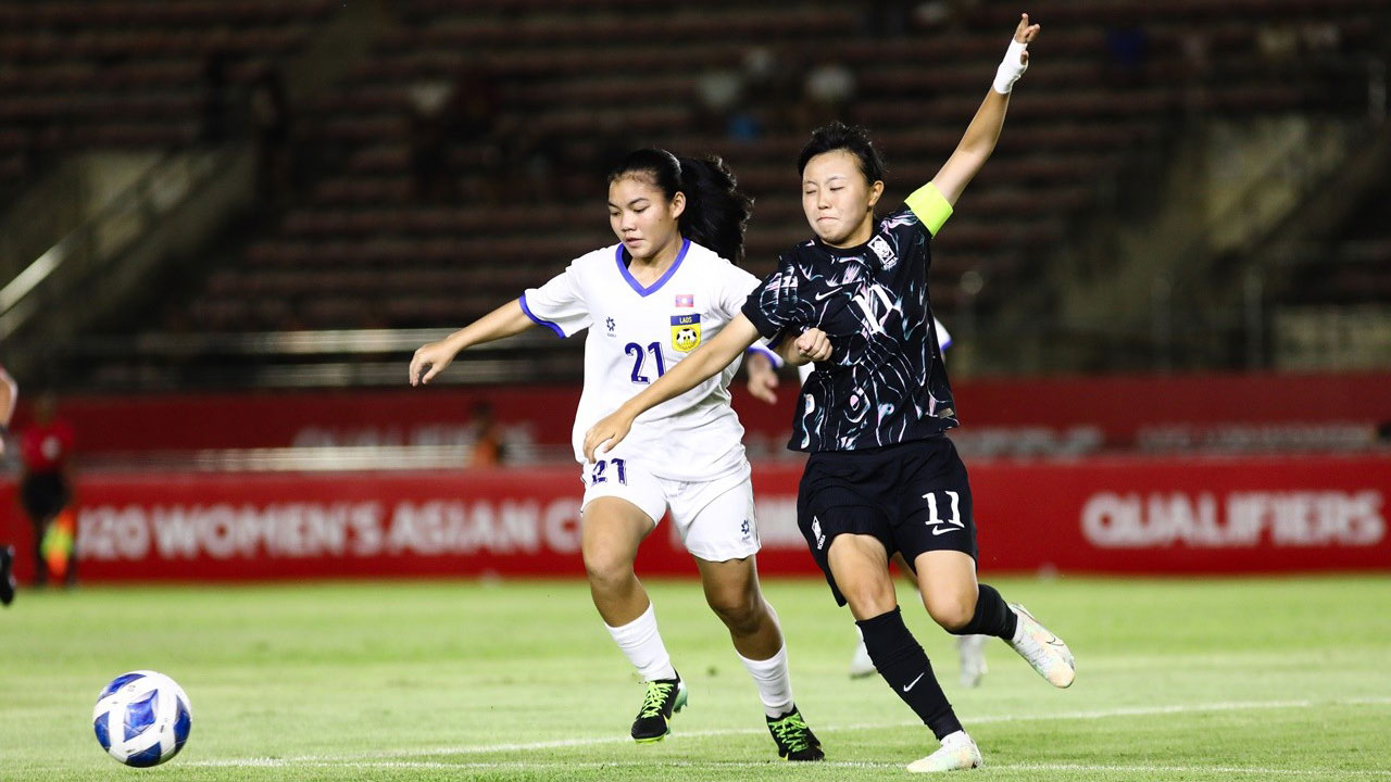 한국 U-19 <b>여자축구</b>, AFC U-20 <b>아시안컵</b> 예선서 라오스 격파