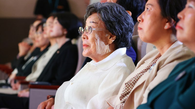 <b>위안부</b> 피해자 기림의 날 <b>기념식</b> 열려…이제 생존자 6명뿐