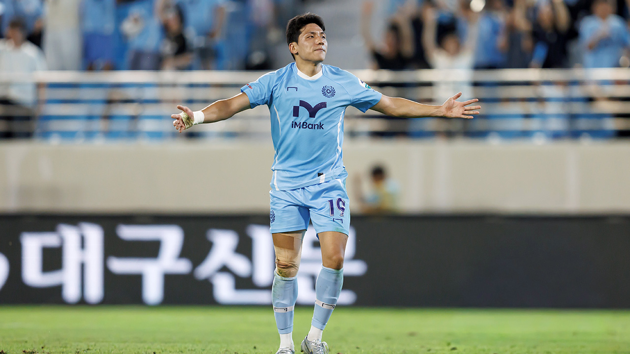 프로축구 대구FC <b>박대훈</b>, <b>K리그1</b> 28라운드 <b>MVP</b>