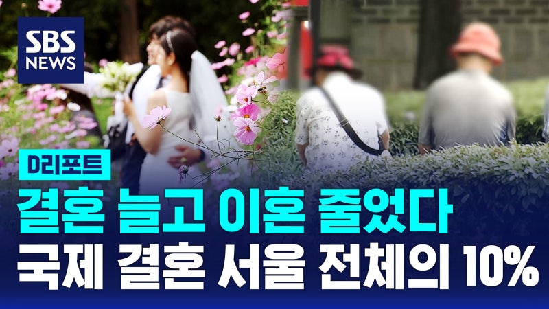 [D리포트] <b>서울</b>, 결혼 늘고 이혼 줄고…<b>1인 가구</b> 40%