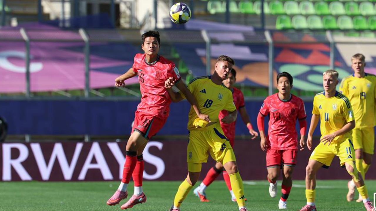 한국, <b>U-20 월드컵</b> 1차전서 우크라이나에 2대 1 패배