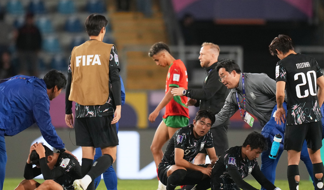 한국, 모로코에 패배…<b>U-20 월드컵 16강</b>서 <b>탈락</b>