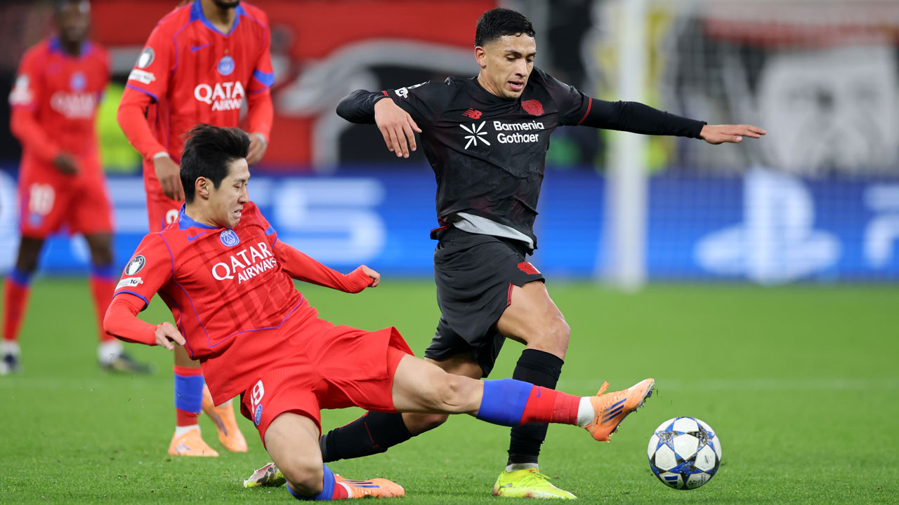 <b>이강인</b> 교체출전 <b>PSG</b>, <b>레버쿠젠</b> 완파…챔피언스리그 3연승 질주