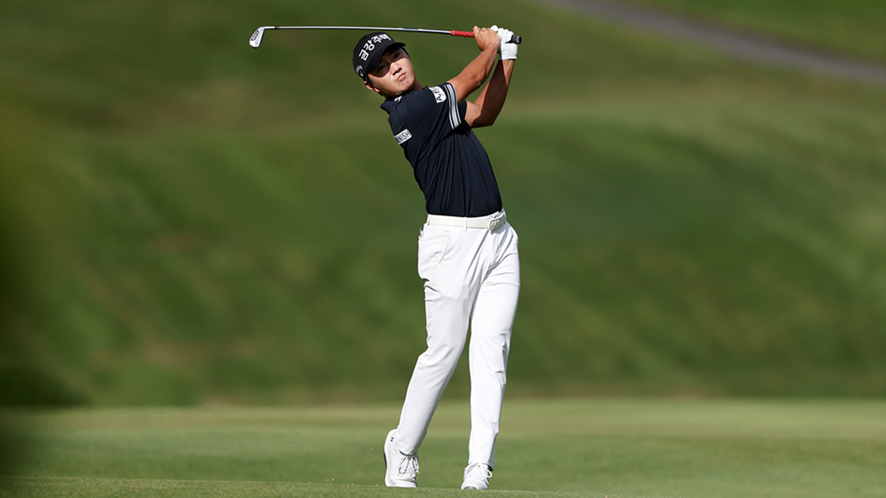 '시즌 4승 도전' 옥태훈, KPGA 투어 <b>렉서스 마스터즈</b> 첫날 공동 2위