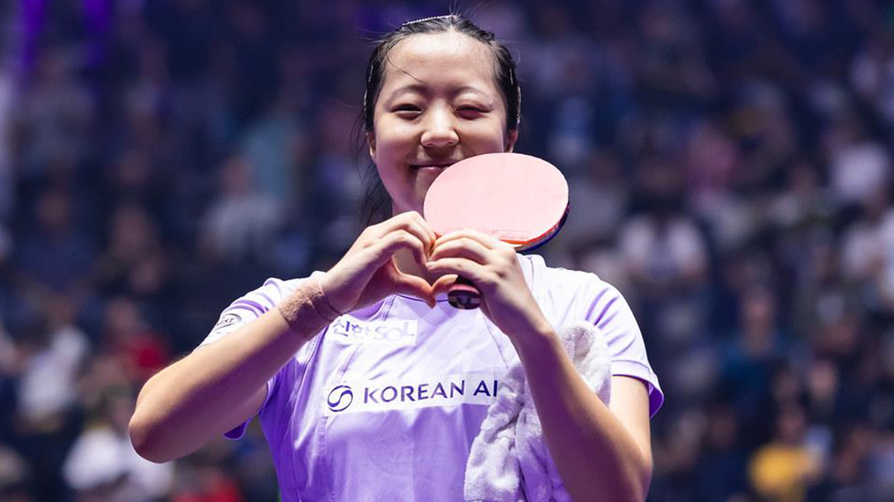 <b>신유빈</b>, WTT 챔피언스 몽펠리에 4강 덕에 <b>세계랭킹 12위</b>로 상승
