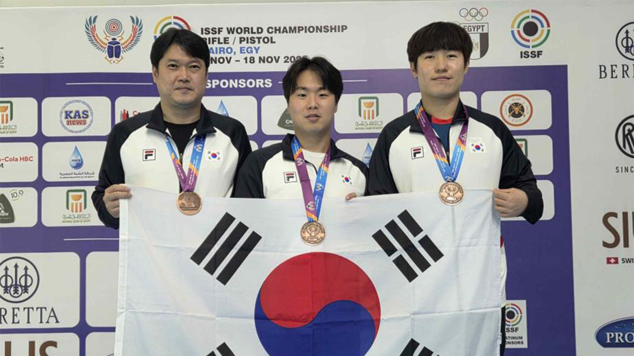 한국, 카이로 <b>사격 세계선수권</b>대회 <b>2위</b>…금메달 7개