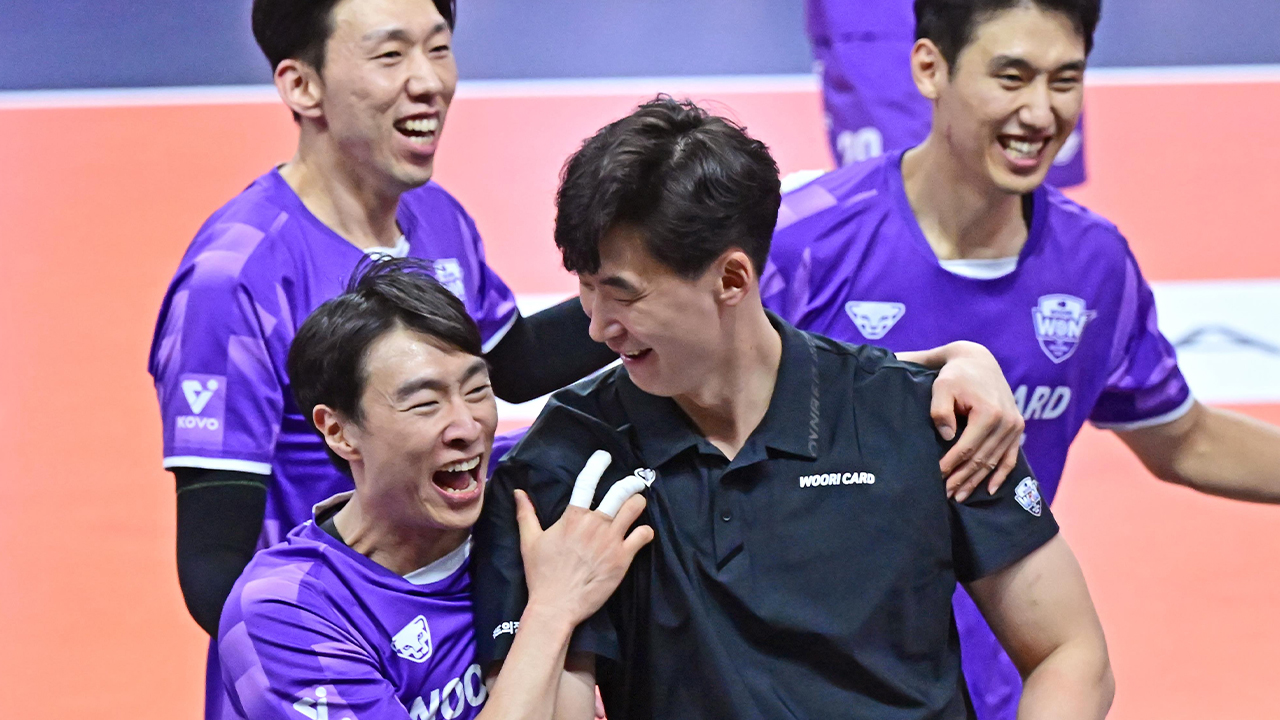 우리카드 박철우 감독대행 첫 경기