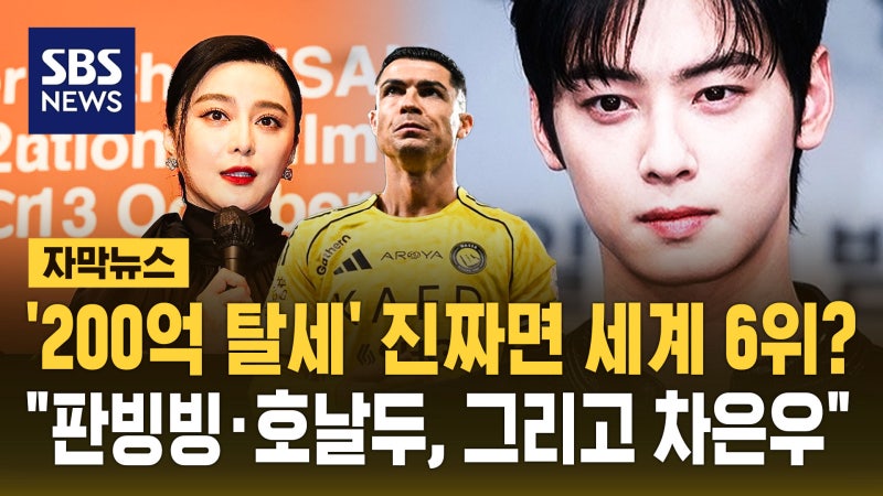 [자막뉴스] '200억 탈세' 진짜면 세계 6위? "<b>판빙빙</b>·호날두, 그리고 차...