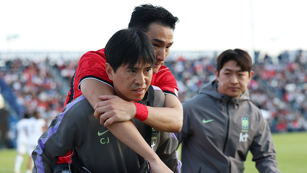 홍명보호 센터백 <b>조유민</b> 결국 <b>부상 낙마</b>…조위제 대체 발탁