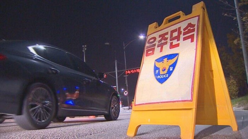 음주단속 피하려다 바다로…도주 차량 운전자 사망