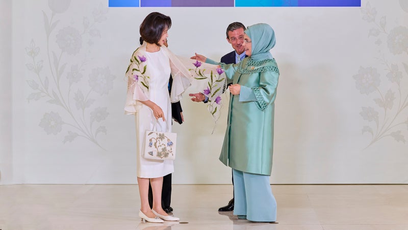 <b>김혜경</b> 여사, NATO 배우자 프로그램 참여…"아동, 기술 및 안보, 차세대...