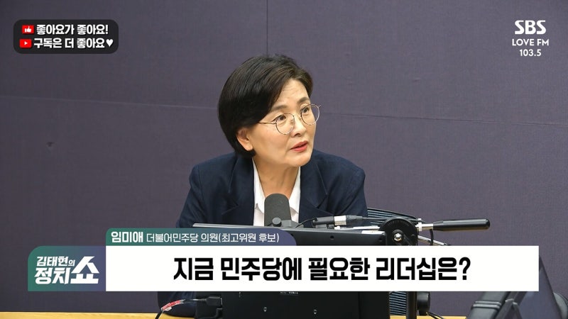 [정치쇼] <b>임미애</b> "정청래 공포 마케팅 그만해야…유시민 발언도 지지층...