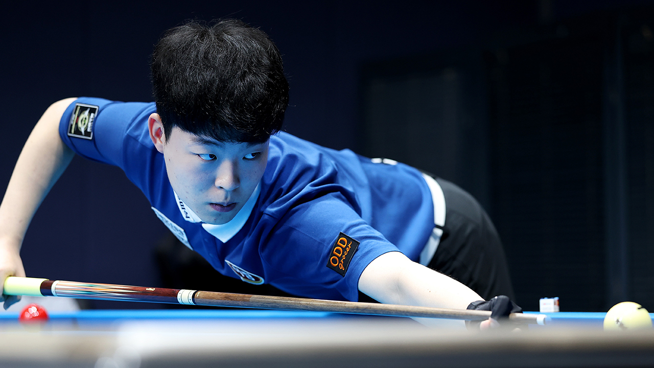 '<b>당구</b> 신성' 김영원, 스승 해커 꺾고 에스와이 챔피언십 16강행