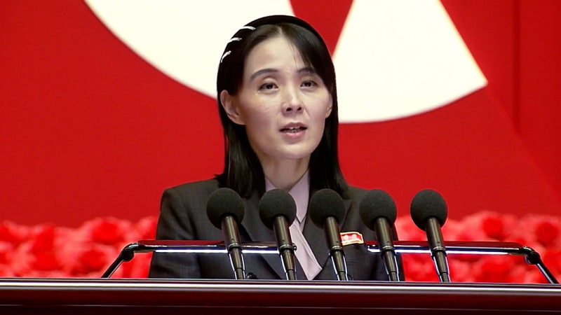<b>김여정</b> "일본 선제공격형 재편…북한 군사지도부, 추가 <b>선택안</b> 설정"