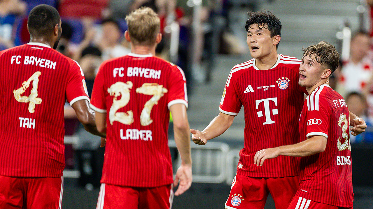 '<b>김민재 헤더골</b>' 뮌헨, 프리시즌 경기서 애스턴 빌라 2-1 격파