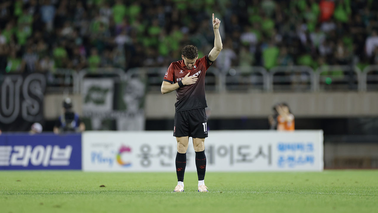 '전북전 1골 1도움' 부천FC <b>갈레고</b>, K리그1 23라운드 <b>MVP</b>