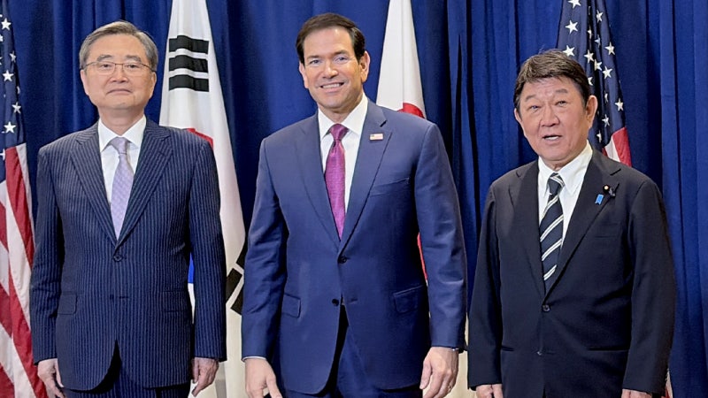 한미일 "북한 대화 복귀 촉구…타이완해협 평화 유지 중요"