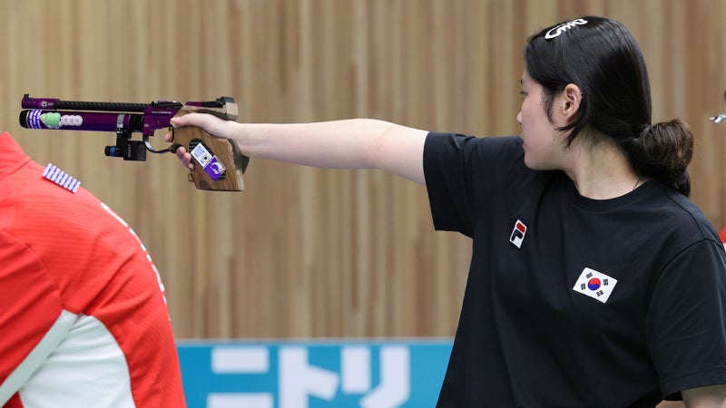 <b>추가은</b>, 여자 10m 공기권총 <b>금메달</b>…한국 사격 대회 첫 금
