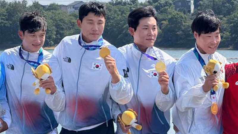 한국 카누, 아시안게임 금메달 추가…<b>조광희</b>·<b>김효빈 2관왕</b>