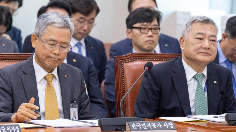 한전 사장 "<b>호남 반도체 전력망</b> 비용 20% 부담…삼전닉스가 80%"