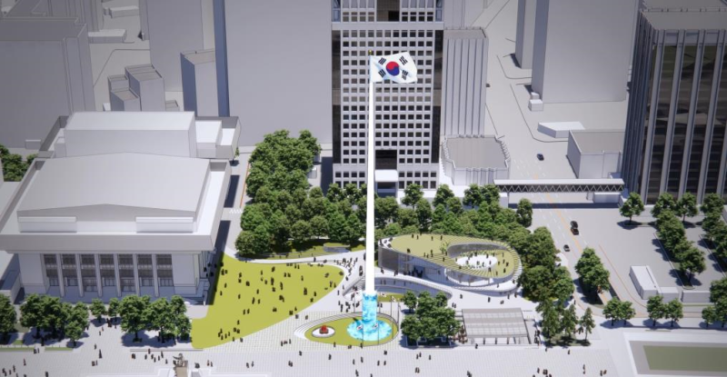 ‘광화문 100m <b>태극기</b>’ 논란에…<b>오세훈</b> “모든 가능성 열고 재검토”