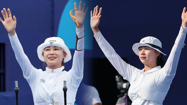 [파리올림픽] <b>전훈영</b>-임시현, 양궁 4강서 맞대결…은메달 확보