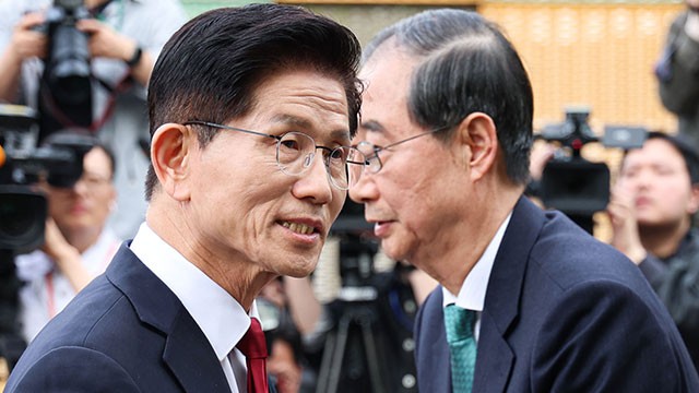 국민의힘, 초유의 대선<b>후보 교체</b> 강행…<b>김문수</b> 취소·한덕수 등록