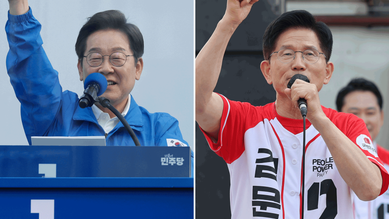 <b>이재명</b>·김문수 충청서 ‘중원’ 공략…사전투표 참여 독려