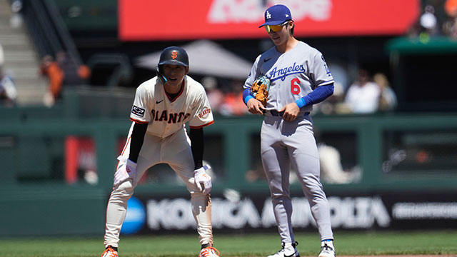 MLB-<b>이정후</b>, 전반기 최종전서 다저스 <b>야마모토</b> 상대로 <b>2루타</b>