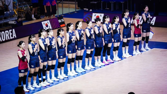 <b>여자배구</b> 대표팀, 발리볼네이션스리그 최하위로 ‘<b>강등</b>’