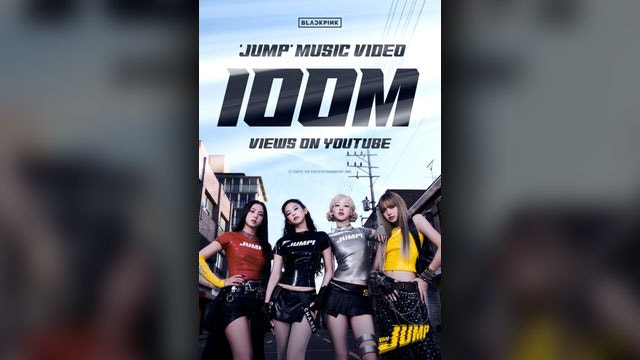 <b>블랙핑크</b> ‘<b>뛰어</b>’ 뮤직비디오 유튜브 <b>1억뷰</b> 달성