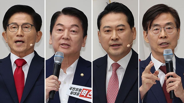 국<b>힘 김문수 안철수</b> <b>장동혁</b> <b>조경태</b>, 전대 본선 진출…주진우 탈락