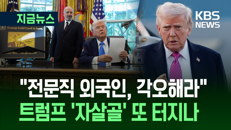 <b>트럼프</b>, ‘전문직 <b>비자</b>’ <b>수수료</b> 100배 <b>인상</b>…美 빅테크 ‘날벼락’ [지...