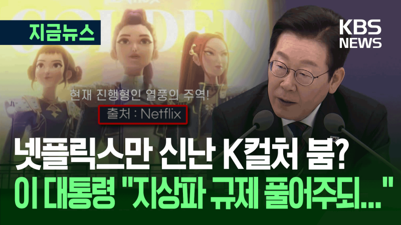 넷플릭스만 신난 K컬처 붐?…이 대통령 “지상파 <b>규제</b>는 풀어주되…” ...