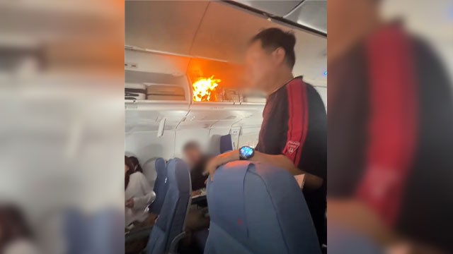 <b>인천행</b> 중국 <b>여객기</b>, 수하물 보조<b>배터리</b> 불로 상하이 비상착륙