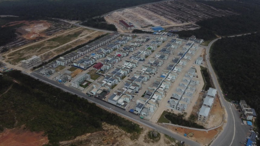 캄보디아 보코 산 인근 대규모 범죄단지