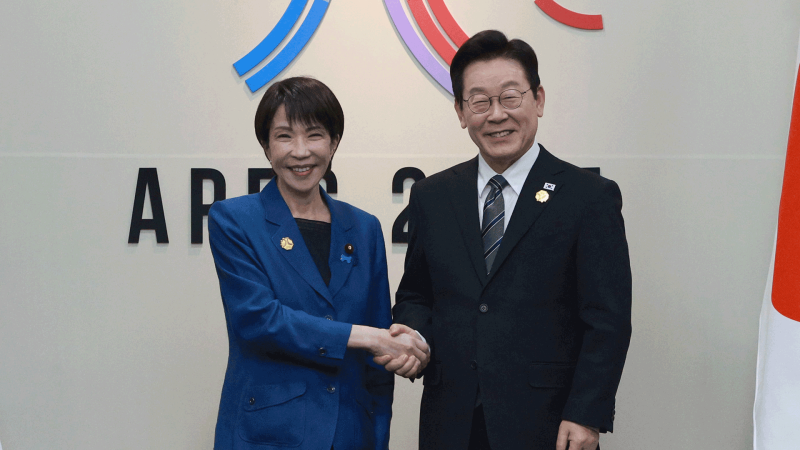 첫 만남 <b>한일</b> 정상…“<b>미래지향적</b> 협력” 공감