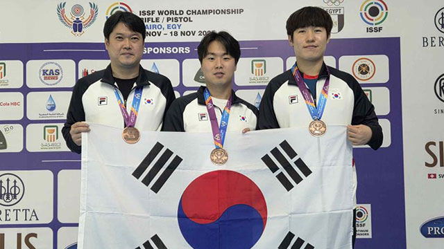 ‘금메달 7개’ 한국 <b>사격</b>, 이집트 <b>세계선수권</b> 종합 <b>2위</b> 마감