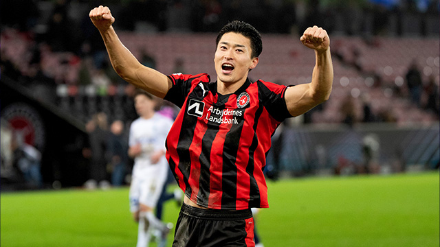 미트윌란 <b>조규성</b>, 오현규와의 UEL 코리안 더비서 <b>결승골</b>…시즌 6호골