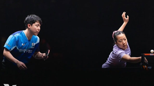 <b>신유빈</b>-<b>임종훈</b>, ‘세계 최강’ 중국조 격파…WTT 왕중왕전 <b>결승 진출</b>