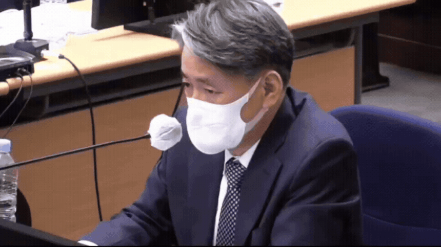 지난달 29일 윤석열 전 대통령의 내란 우두머리 혐의 재판에서 증언하는 조지호 전 경찰청장