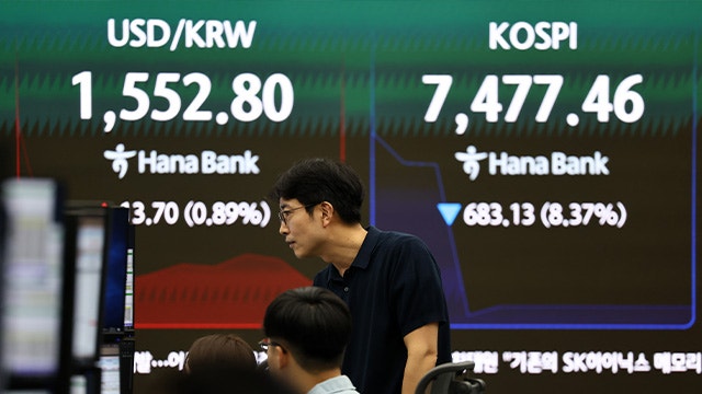 <b>코스피</b> 급락에 8천선 아래로…코스닥도 동반 하락